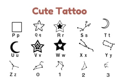 Cute Tattoo by Nun Sukhwan — Dingbats Font — thumbnail 3