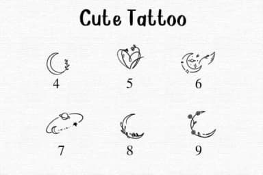 Cute Tattoo by Nongyao — Dingbats Font — thumbnail 4