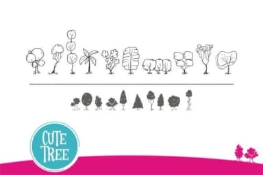 Cute Tree by onoborgol — Dingbats Font — thumbnail 4