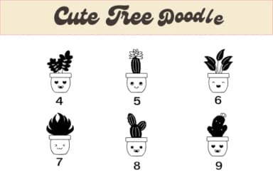 Cute Tree by Nun Sukhwan — Dingbats Font — thumbnail 4