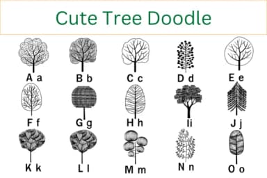 Cute Tree by Nun Sukhwan — Dingbats Font — thumbnail 2