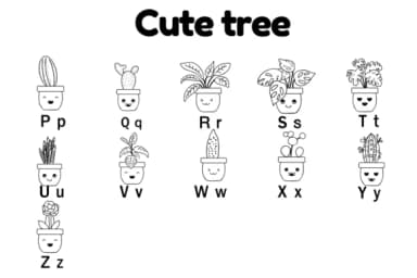 Cute Tree by Nun Sukhwan — Dingbats Font — thumbnail 3