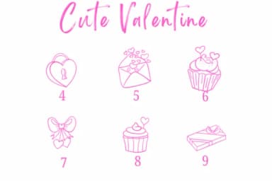 Cute Valentine by Suphitchaya — Dingbats Font — thumbnail 4