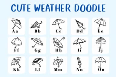 Cute Weather Doodle by CHANOK — Dingbats Font — thumbnail 2