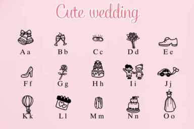 Cute Wedding by Nongyao — Dingbats Font — thumbnail 2