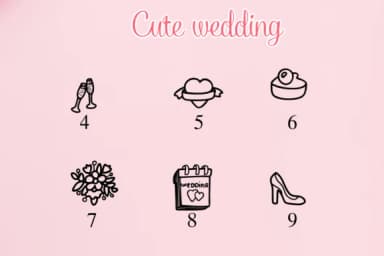 Cute Wedding by Nongyao — Dingbats Font — thumbnail 4