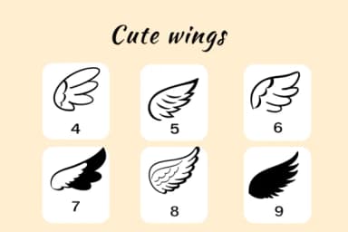 Cute Wings by Nun Sukhwan — Dingbats Font — thumbnail 4
