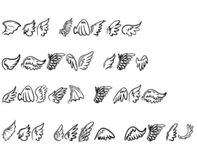 Cute Wings by BK Creative Designs — Dingbats Font — thumbnail 7