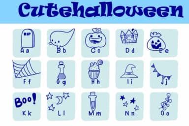 Cutehalloween by Sirinart — Dingbats Font — thumbnail 2