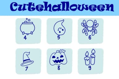 Cutehalloween by Sirinart — Dingbats Font — thumbnail 4