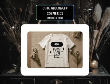 Cutehalloweencosmetics Regular by Distiny4919 — Dingbats Font — thumbnail 6