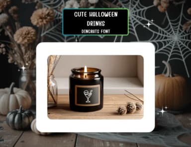 Cutehalloweendrinks Regular by Distiny4919 — Dingbats Font — thumbnail 7