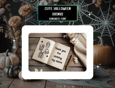 Cutehalloweendrinks Regular by Distiny4919 — Dingbats Font — thumbnail 8