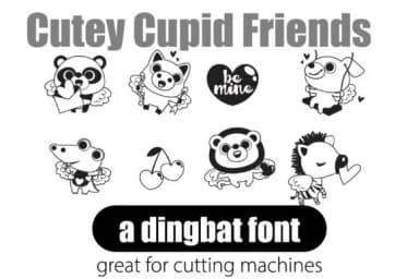 Cutey Cupid by Illustration Ink — Dingbats Font — thumbnail 8