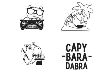 Cutie Capybara Dingbats by Illustration Ink — Dingbats Font — thumbnail 6
