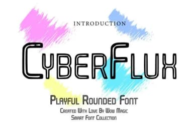Cyberflux by Wow Magic — Slab Serif Font — thumbnail 1