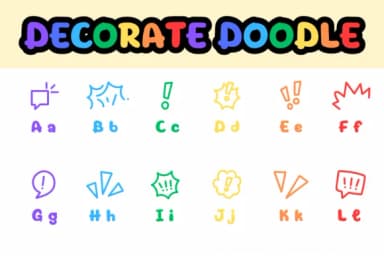 Dacorate Doodle by Chonada — Dingbats Font — thumbnail 2