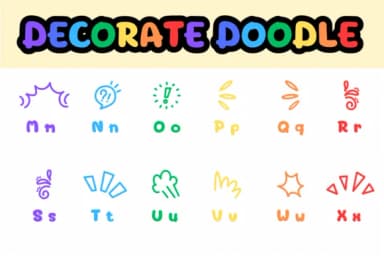 Dacorate Doodle by Chonada — Dingbats Font — thumbnail 3