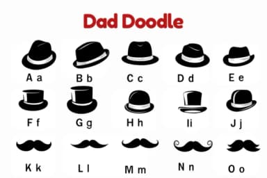Dad Doodle by Nun Sukhwan — Dingbats Font — thumbnail 2
