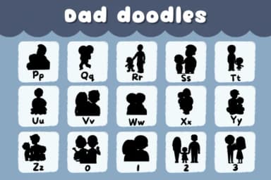 Dad Doodles by Natchuta — Dingbats Font — thumbnail 3