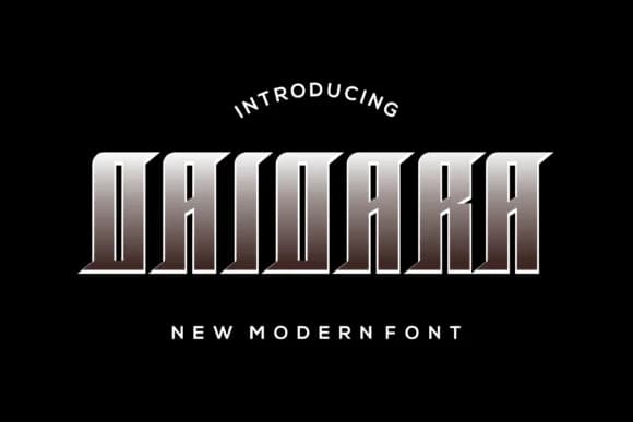 Daidara by prayoga_std — Slab Serif Font