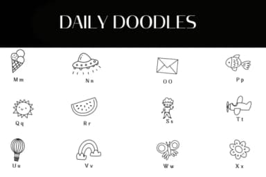 Daily Doodles by Heartcraft Atelier — Dingbats Font — thumbnail 3