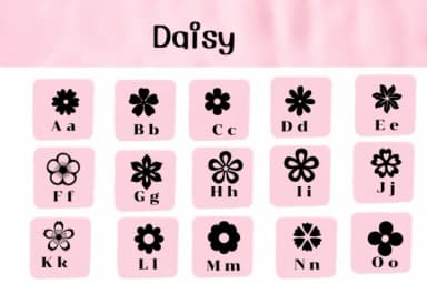Daisy by Ketsarin — Dingbats Font — thumbnail 2