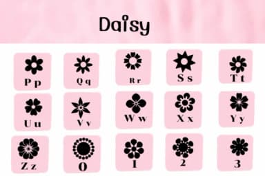 Daisy by Ketsarin — Dingbats Font — thumbnail 3