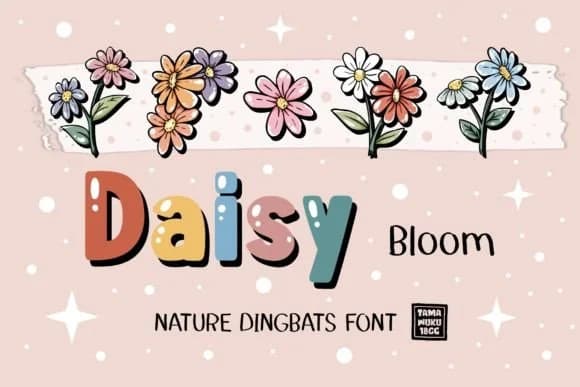 Daisy Bloom by DREAMs Soul G. — Dingbats Font
