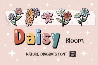Daisy Bloom by DREAMs Soul G. — Dingbats Font — thumbnail 1