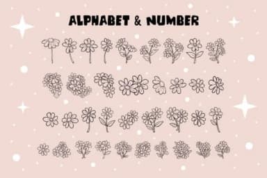 Daisy Bloom by DREAMs Soul G. — Dingbats Font — thumbnail 2