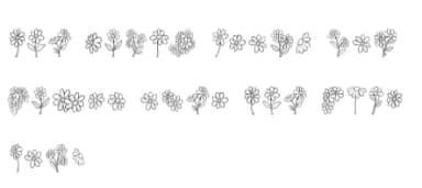 Daisy Bloom by DREAMs Soul G. — Dingbats Font — thumbnail 4