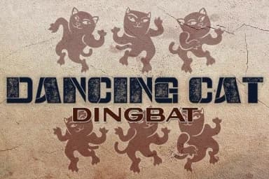 Dancing Cat by vladimirnikolic — Dingbats Font — thumbnail 1