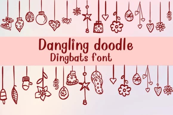 Dangling Doodle by Nongyao — Dingbats Font