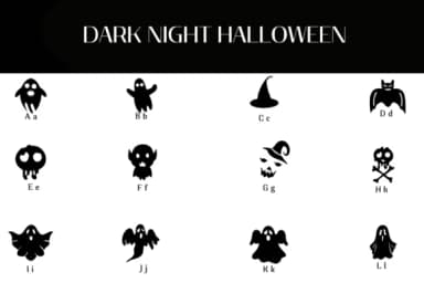 Dark Night Halloween by Heartcraft Atelier — Dingbats Font — thumbnail 2