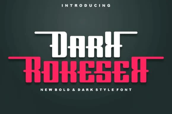 Dark Rokeser by kalingga.albert — Slab Serif Font