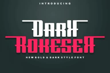 Dark Rokeser by kalingga.albert — Slab Serif Font — thumbnail 1
