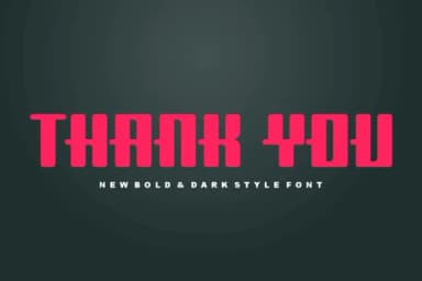 Dark Rokeser by kalingga.albert — Slab Serif Font — thumbnail 6