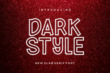 Darkstyle by riotama85 — Slab Serif Font — thumbnail 1
