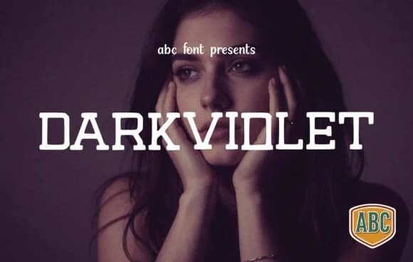 Darkviolet by ABC Font — Slab Serif Font