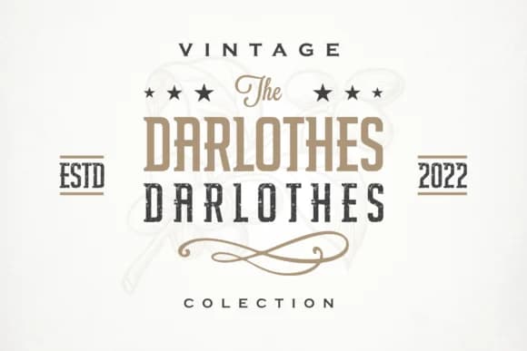 Darlothes by kalingga.albert — Slab Serif Font