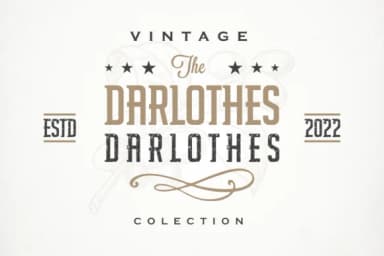 Darlothes by kalingga.albert — Slab Serif Font — thumbnail 1