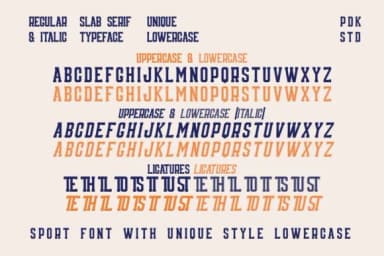 Dasport by pandekastudio — Slab Serif Font — thumbnail 8