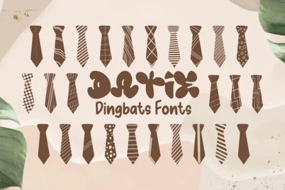 Datie by Font-Tastic — Dingbats Font