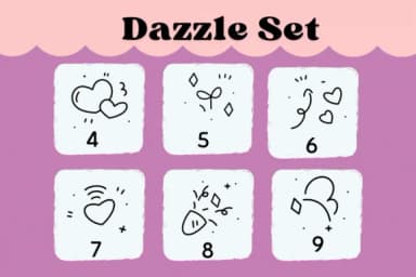 Dazzle Set by Natchuta — Dingbats Font — thumbnail 4