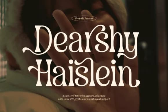 Dearshy Haislein by Denustudios — Slab Serif Font