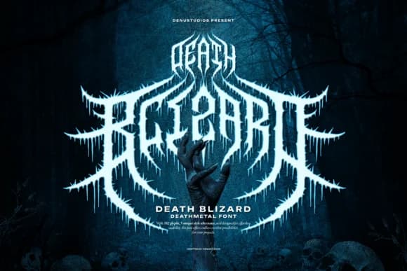 Death Blizard by Denustudios — Slab Serif Font