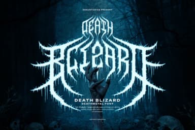 Death Blizard by Denustudios — Slab Serif Font — thumbnail 1
