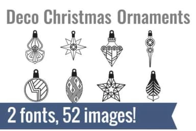 Deco Christmas Dingbats by Illustration Ink — Dingbats Font — thumbnail 2