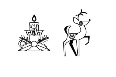 Deco Christmas Dingbats by Illustration Ink — Dingbats Font — thumbnail 5